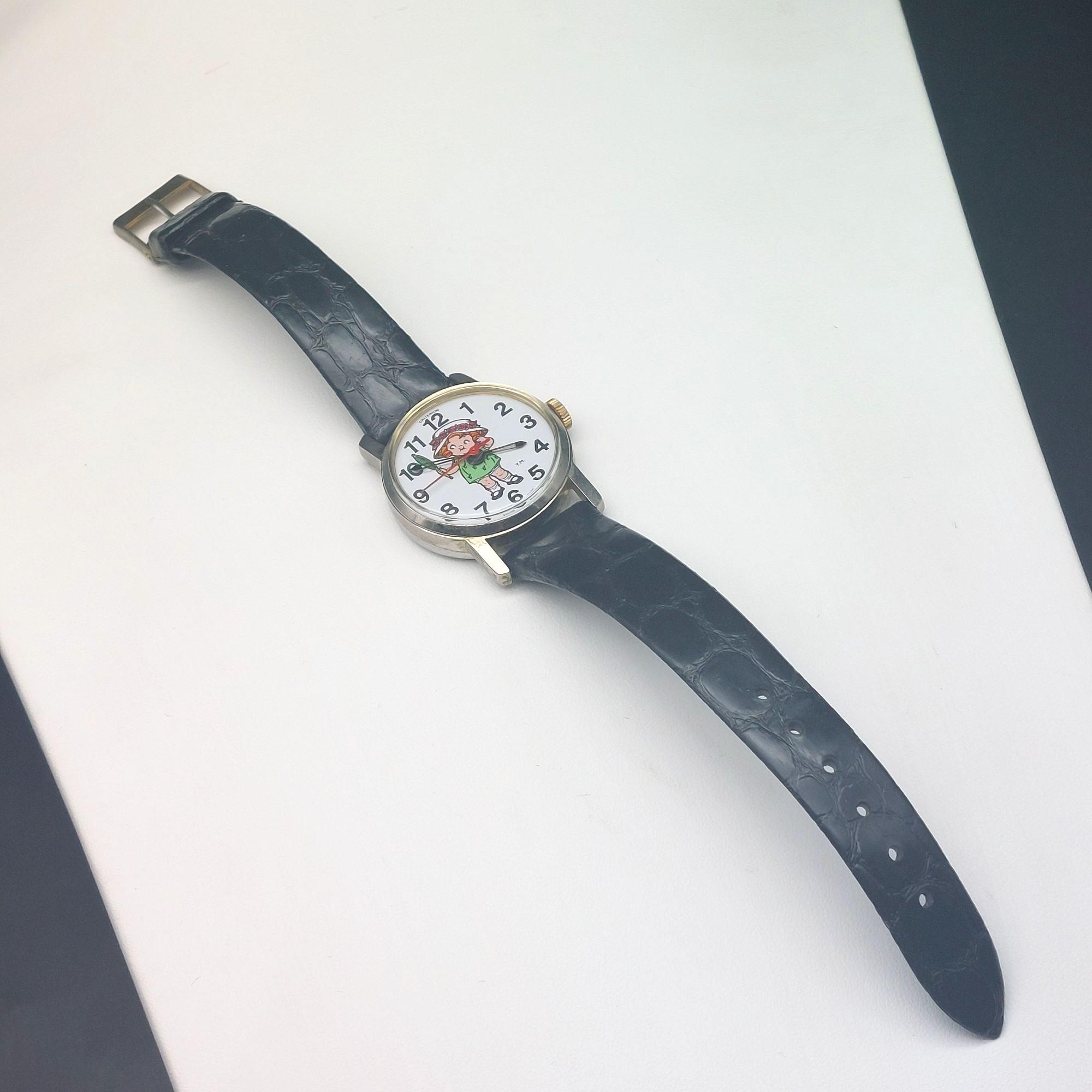 Vintage 1982 Campbell Soup Girl Watch by Criterion Swiss Made Mechanical Wind-Up Vintage 1982 Campbell Soup Girl Watch by Criterion Swiss  main image 3