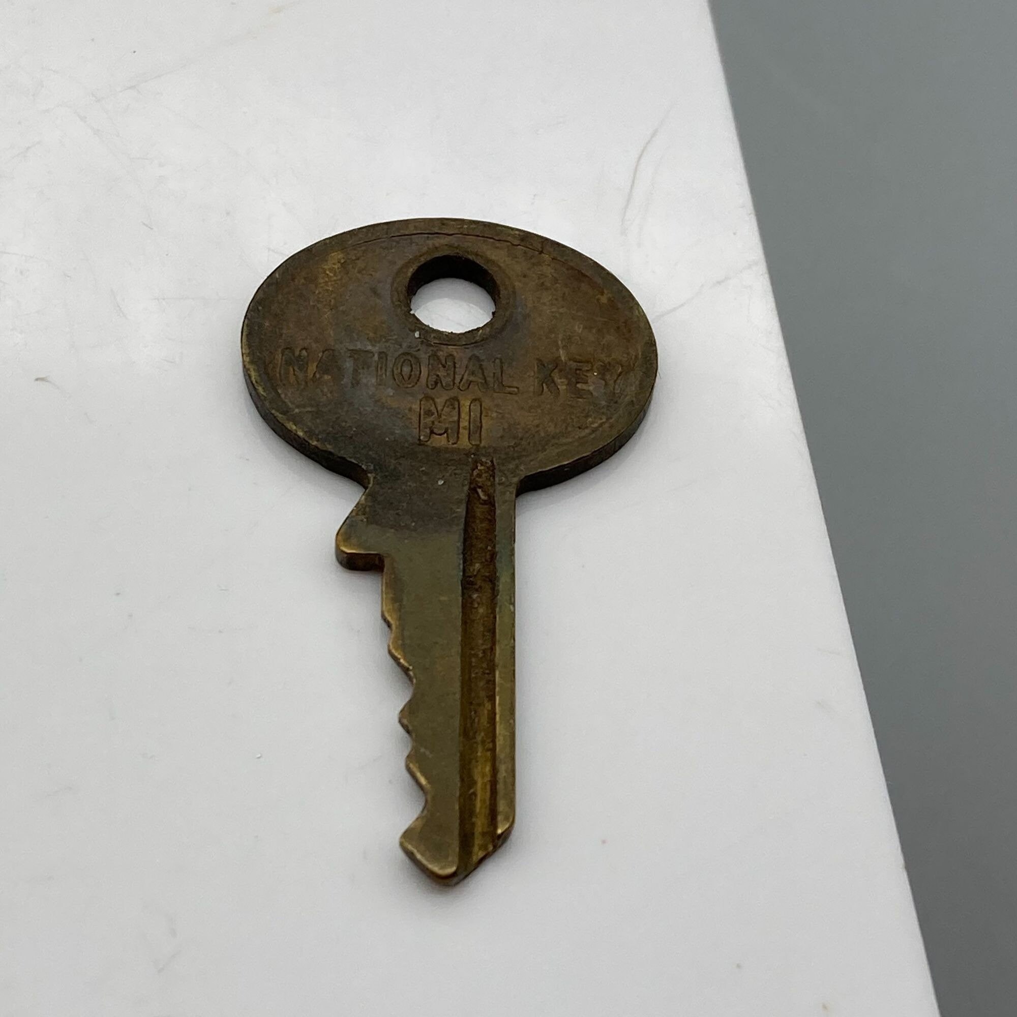 Cole Key Machine Spring Vintage Brass National Key COLE M1 - Etsy
