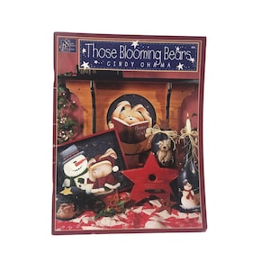 Vintage Arts and Crafts Book, Patterns and Instructions 2000 Those Blooming Bears Tole Painting Projects by Cindy Ohama Susan Scheewe 493