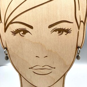Basic Unisex Hoop Earrings with Removable Dangle, Vintage Silver Tone Tiny Hoops with Circle Drop, Day to Night