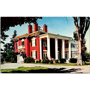 Cartolina d'epoca The Idle Hour Mansion Monroe WI pubblicata da Howard Holzman