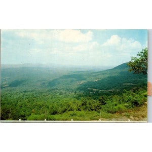 Cartolina vintage cromata dell'Arkansas, Jasper Ozark Playground Series Scenic Hwy 7, Dexter Unposted Diviso sul retro