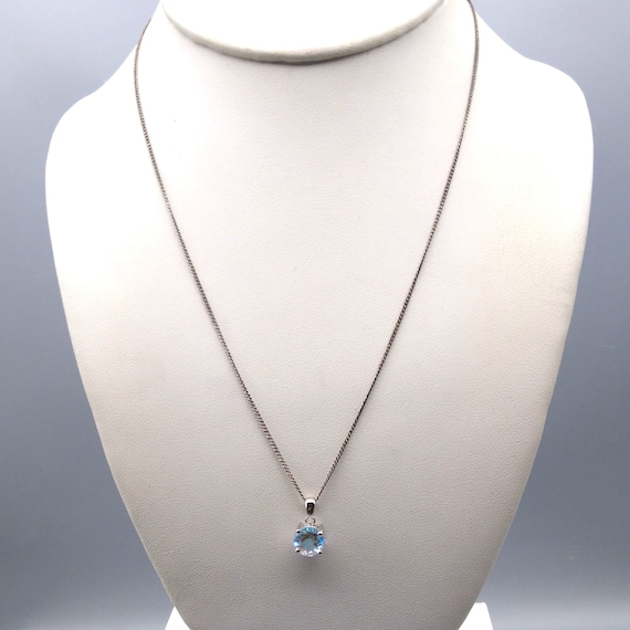 JH 925 Mystic Rainbow Solitaire Pendant Round Cut Semiprecious