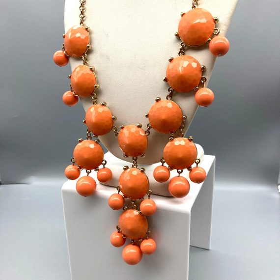 Caroline Hill Double Drop Statement Necklace, Cor… - image 3