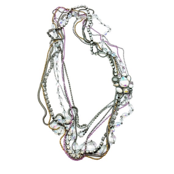 Multilayered Chicos Vintage Statement Necklace wi… - image 3