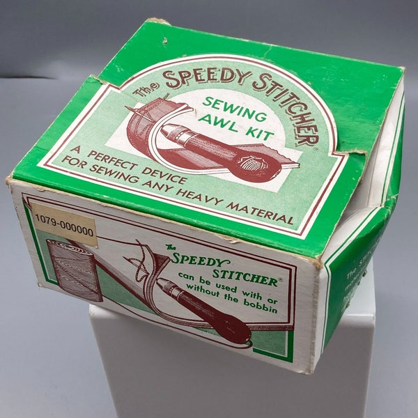 Vintage Speedy Stitcher Sewing Awl Kit