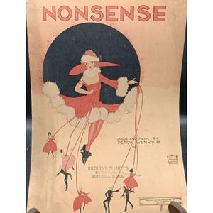 Vintage Sheet Music &quot;Nonsense&quot; by Percy Wenrich