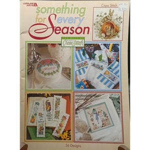 The Best Of Cross Stitch Something For Every Season Leisure Arts 56 Designs Vintage Craft Book