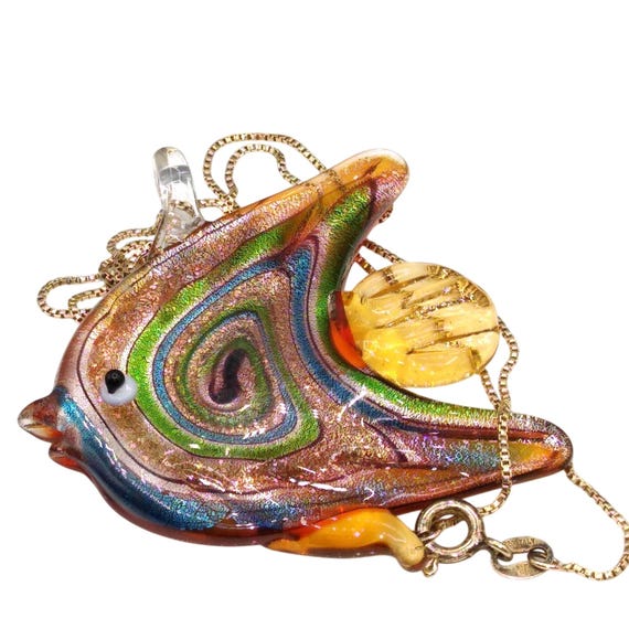 トルコ製 エンゼルフィッシュ ガラス工芸品 トルコ製 エンゼル