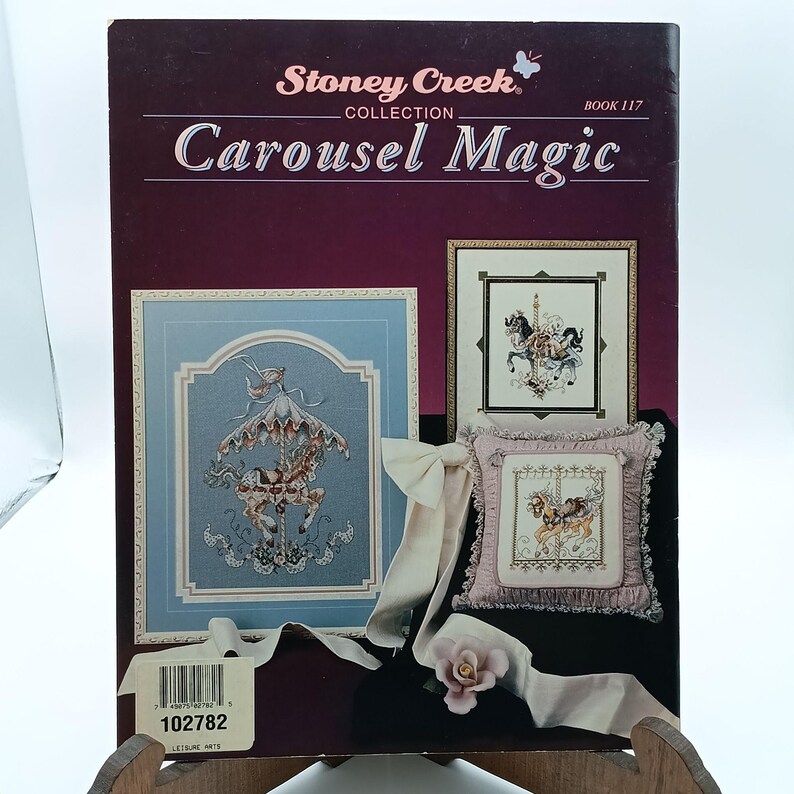 Vintage Cross Stitch Patterns, Carousel Magic, 1993 Stoney Creek