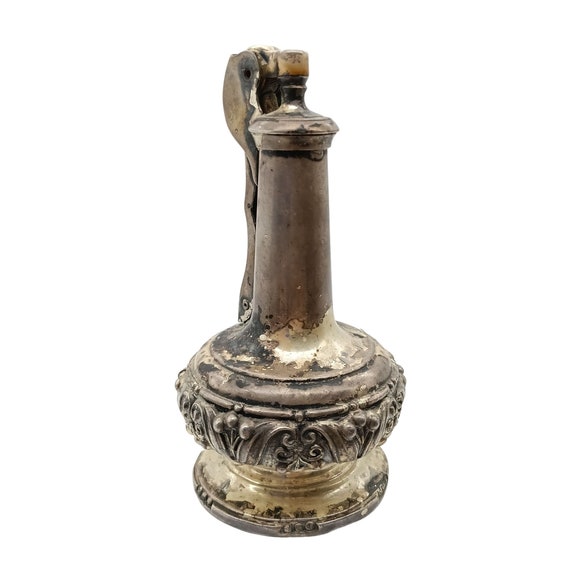 Vintage Ronson Decanter Table Lighter, Silver Plate Ornate - Etsy