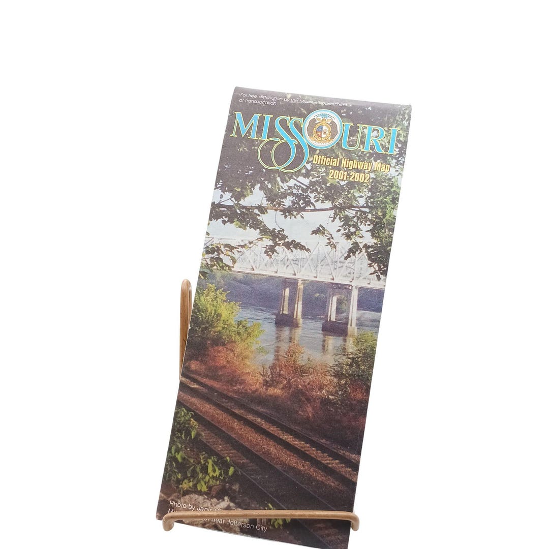 Vintage Missouri Official Highway Map 2001-2002 With Katy Trail State ...