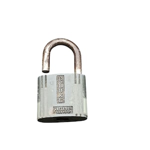 Deluxe Rustless Weatherproof Padlock With Keyhole - Vintage Collectible Security Lock