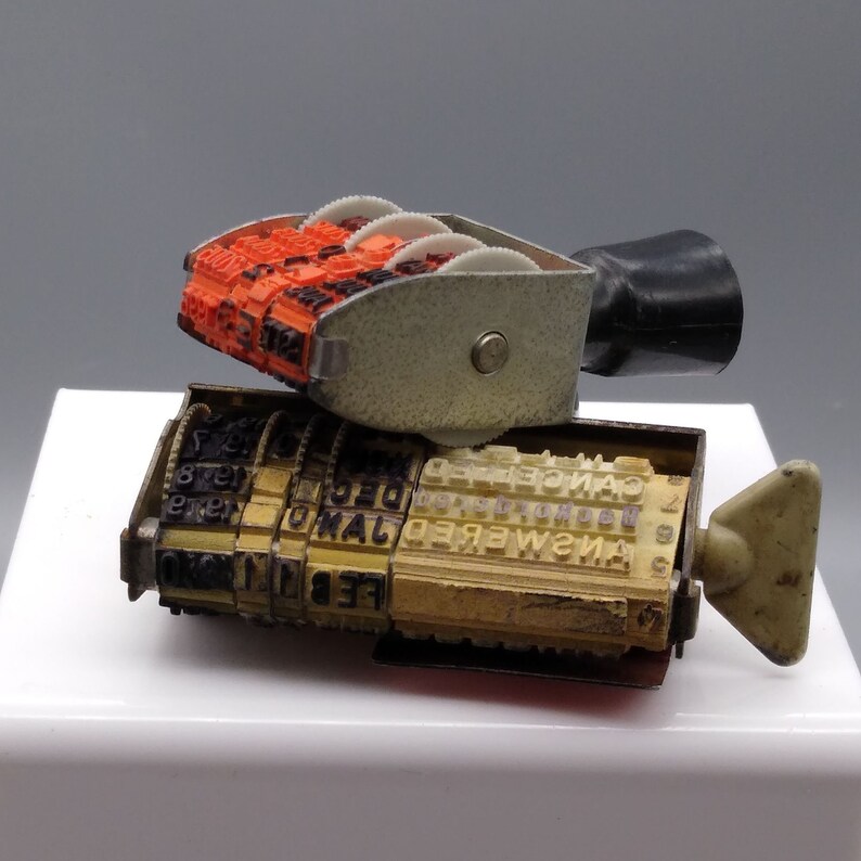 Vintage Wooden Rubber Stamp Lot for Business Use HOMS M2 Etsy