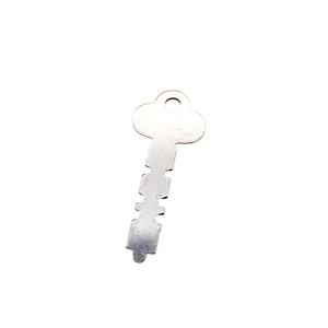 Llave de esqueleto plana vintage