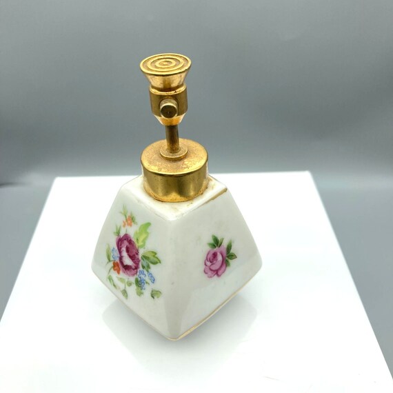 Vintage Dev Porcelain Rose Spritzer Perfume Bottle, D… Gem