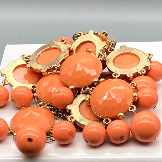 Caroline Hill Double Drop Statement Necklace, Cor… - image 2