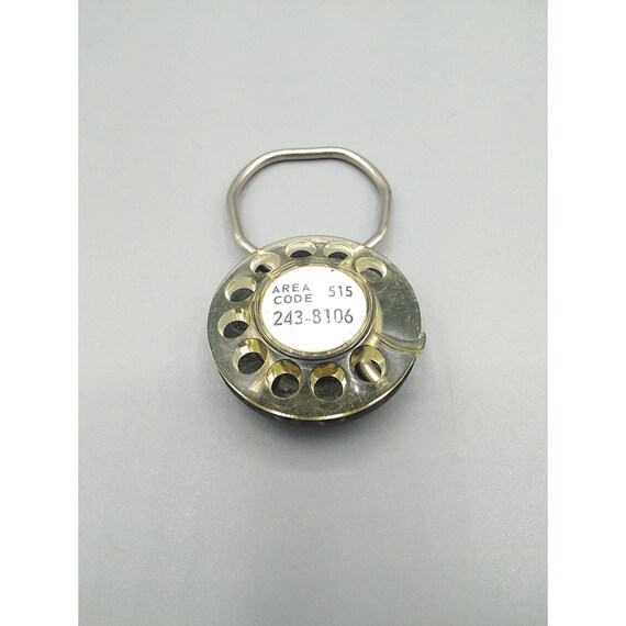 Vintage Advertising Keychain Key Gem