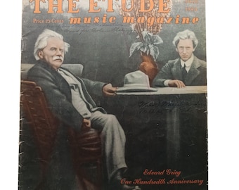 Vintage June 1943 The Etude Music Magazine