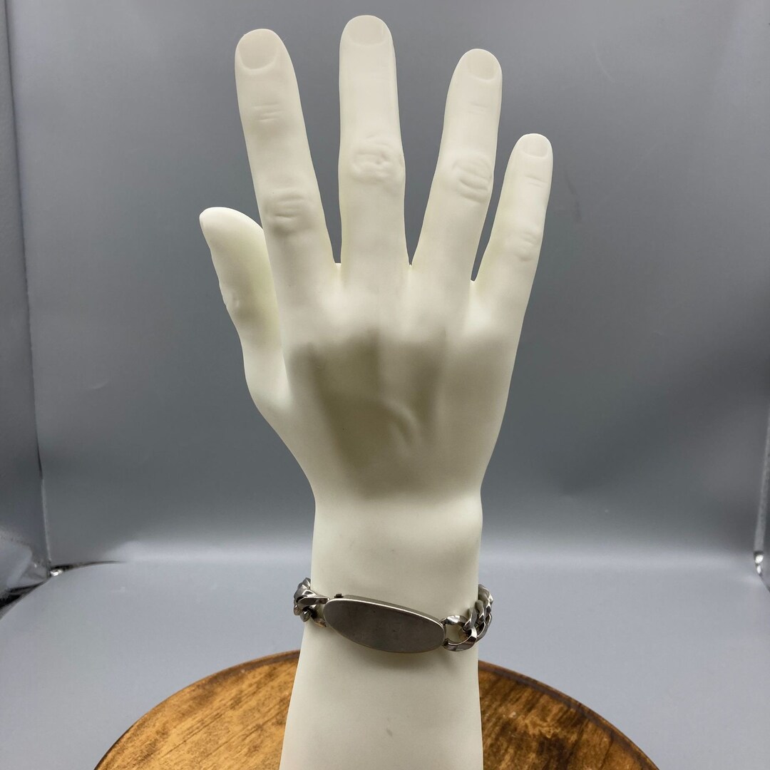 Vintage Speidel ID Bracelet Chunky Curb Link Chain Engraved Etsy