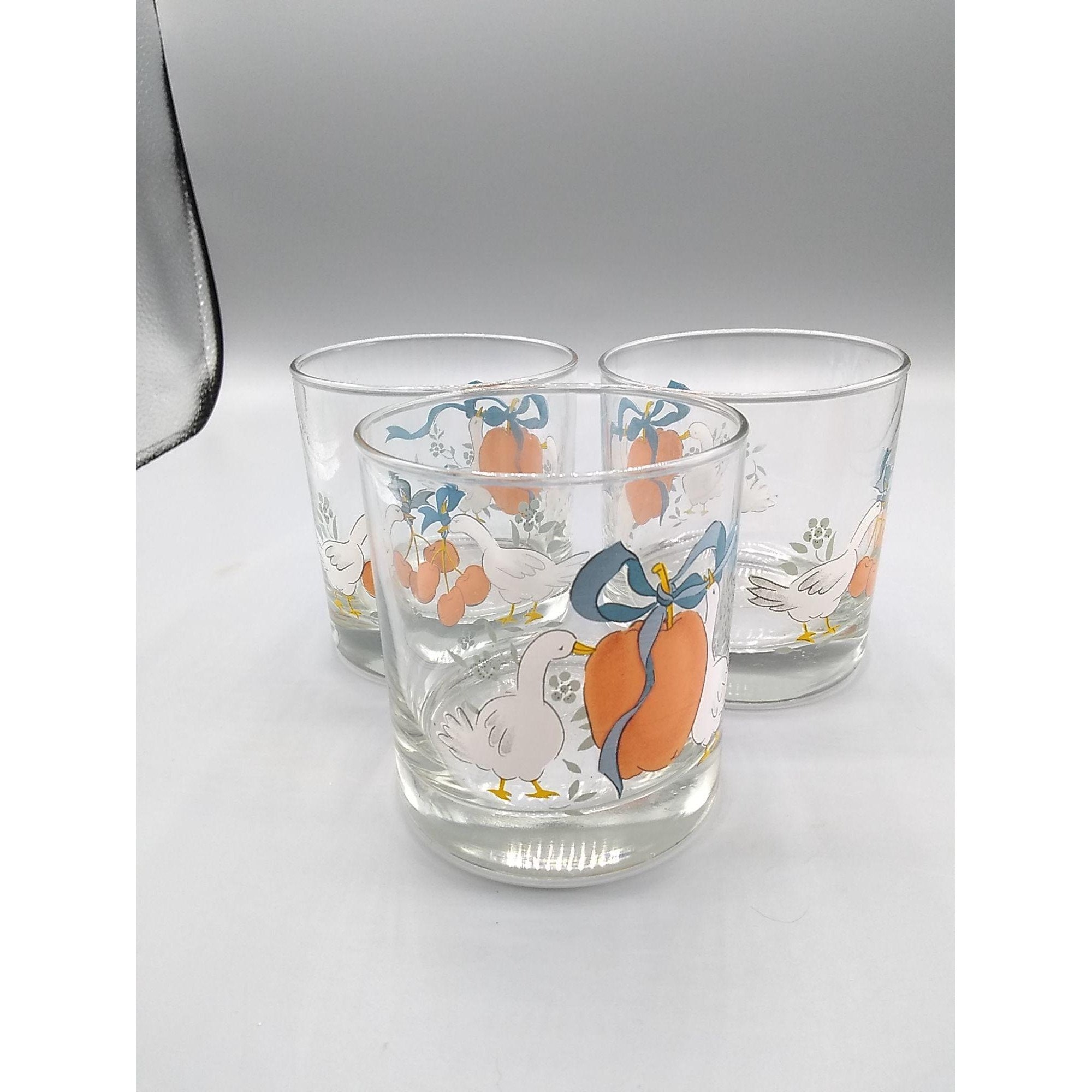Vintage International Marmalade Goose Glasses Country Geese Etsy