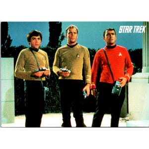 Cartão postal original da série Star Trek de 1994, nº 4562, da Par Pic