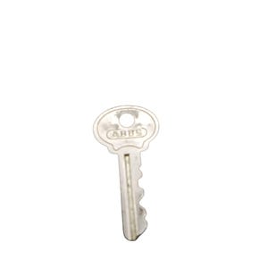 Vintage Abus Key Single Metal Key With Cut Design