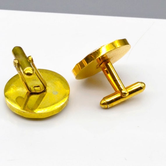 Vintage Nautical Military Remembrance Cufflinks, … - image 3