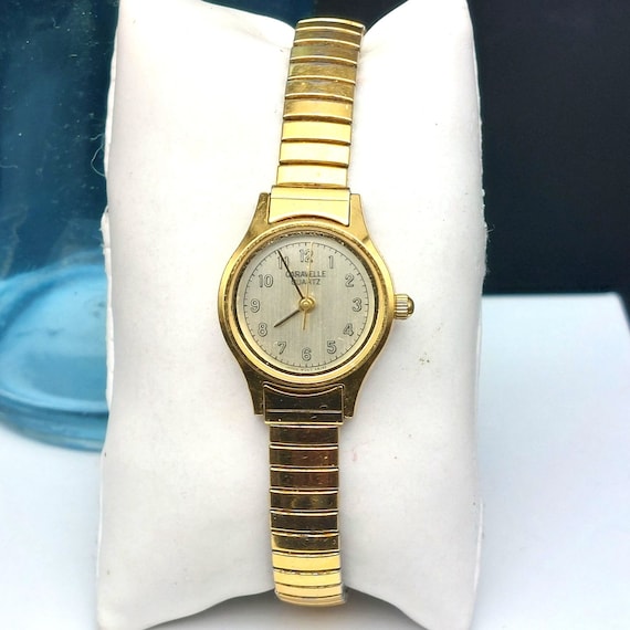 Vintage Caravelle by Bulova Quartz Watch Women Go… - image 1