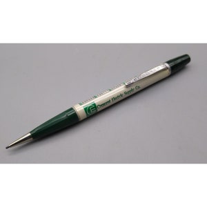 Vintage Durolite Mechanical Pencil, Crescent Electric Supply with 1983 Calendar, Promotional Advertising Collectible Utility
