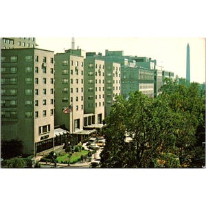 Vintage Ansichtskarte vom HauptstadtHilton Washington D.C. Hotelszene