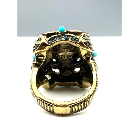 Vintage Heidi Daus Art Deco Statement Ring with S… - image 5