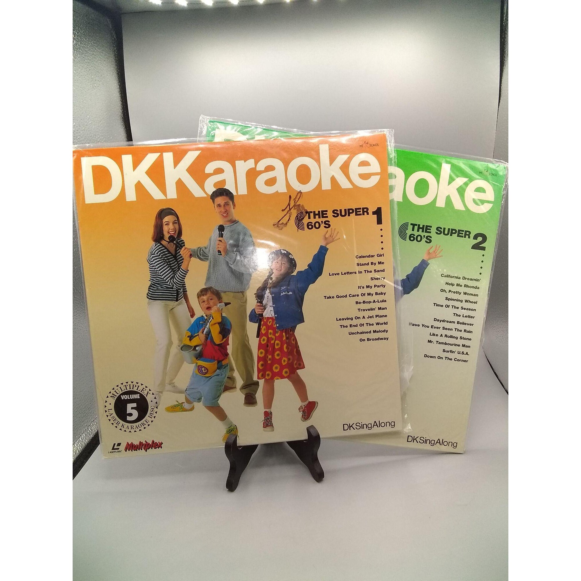 Euc Vintage Dk Karaoke Laser Disc Bundle Super 60s 1 And 2 Etsy Finland