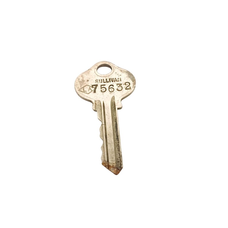 Vintage Brass Sargent Sullivan Brass Key LA 75632 - Etsy