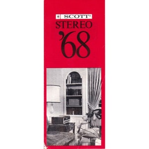 Vintage Stereo '68 Brochure, MCM AV Advertising, Receivers Amplifiers Tuners Kits Speakers, Component Specifications