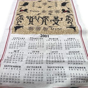 2001 Calendar - Etsy