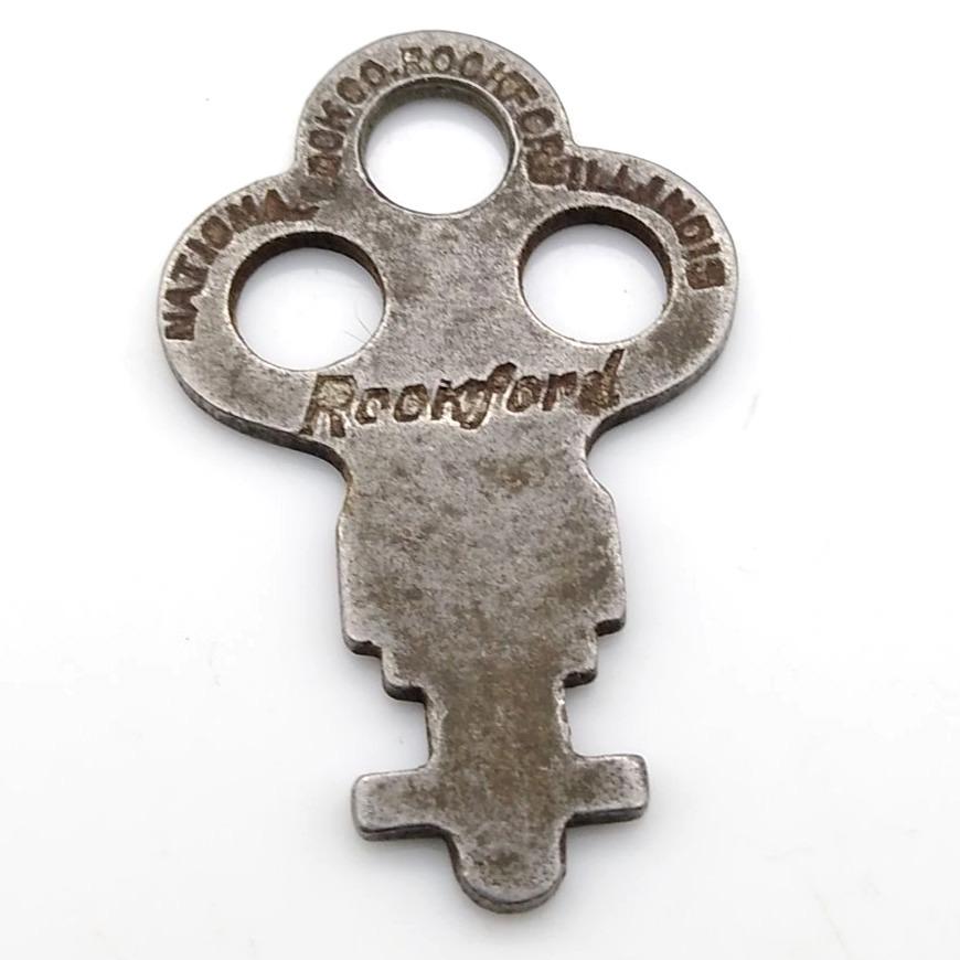 Vintage Rockford Key, Short Stubby Flat Stamped National Lock - Etsy