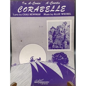 Vintage Notenblatt: &quot;&quot;Corabelle&quot;&quot; Von Dreyer Music Corp 1947.&quot;