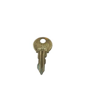 Clum Vintage Key 94 Brass Antique PATD 8-15-16 Collectible Locksmith Tool