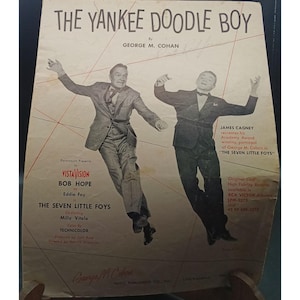 Vintage 1950s &quot;The Yankee Doodle Boy&quot; Sheet Music By George M. Cohan