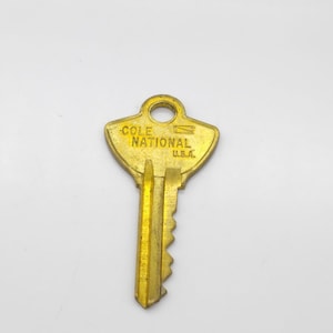 Vintage Cole National Key, Brass IN10