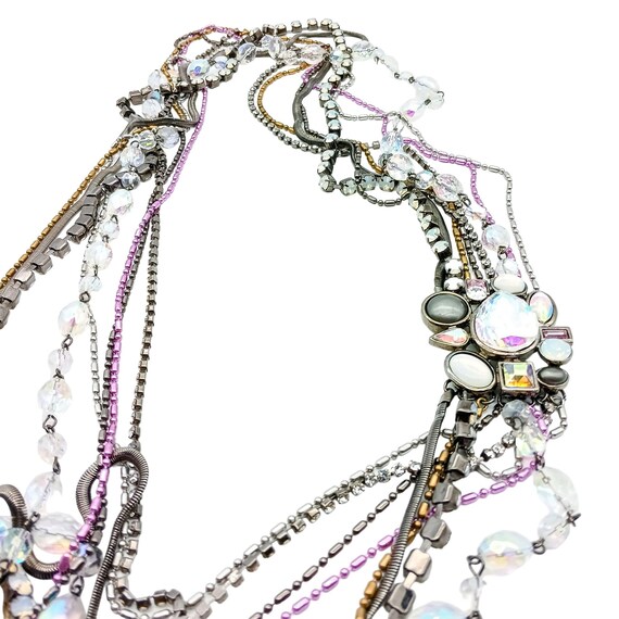 Multilayered Chicos Vintage Statement Necklace wi… - image 4