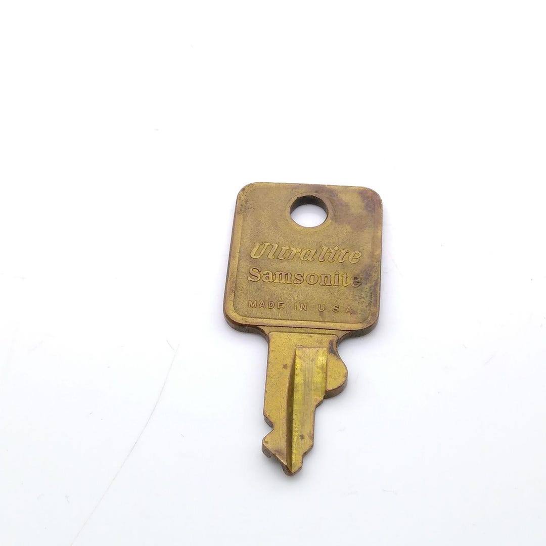 Clé de bagage vintage Samsonite des années 70 - France