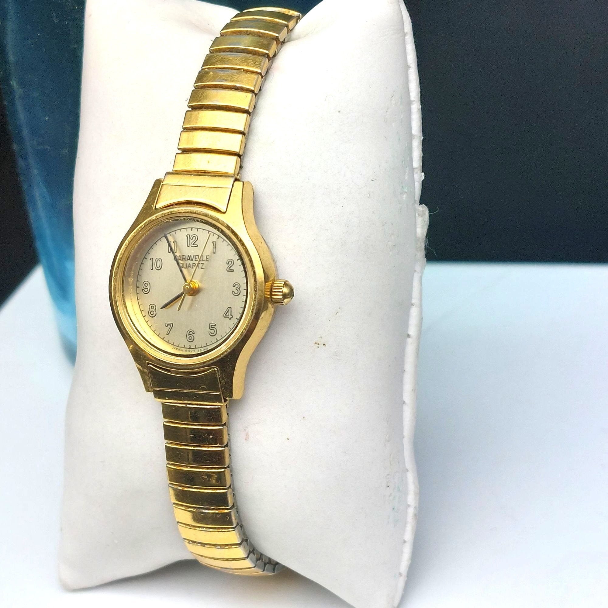 BULOVA❦金色手巻き時計 本鼈甲ブレス Seiko Citizen Bulova Watch Men Women Stainless Gold Silver
