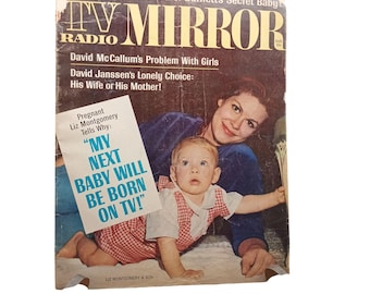 Magazyn TV Radio Mirror z 1966 roku z Carol Burnett Elizabeth Montgomery