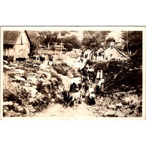 山の結婚式 RPPC ヴィンテージ 実写ポストカード 田舎暮らしの風景 1900年代初頭 ケンタッキー州 ウェストバージニア州