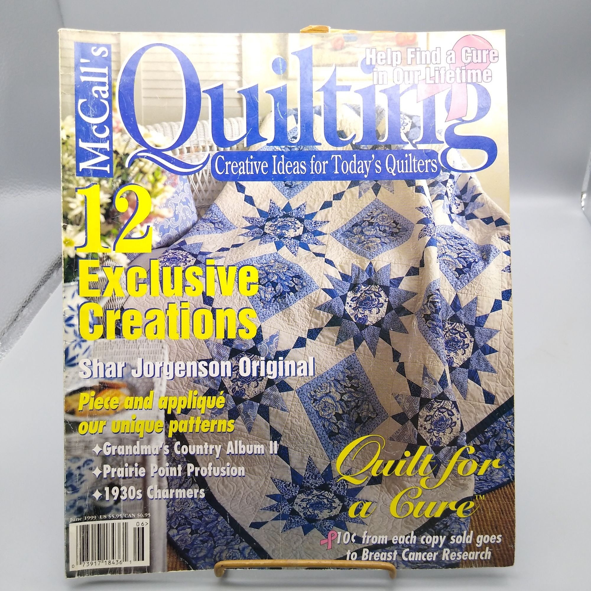 Quiltmaker Tips, Techniques and Patterns for Today's Quilters Vintage Quilt  Pattern Magazine May/june 1997 