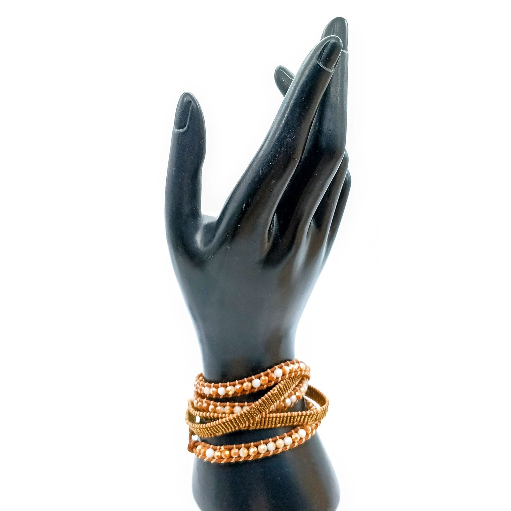 100年前アンティークペルービーズブレスレット