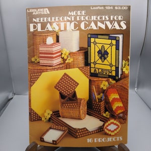 Wzory na stare plastikowe płótna, Więcej projektów igłowych, Sztuka rekreacyjna 1980, Ulotka 184