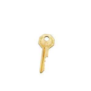 Vintage Brass Curtis Key B10 Octagon Head